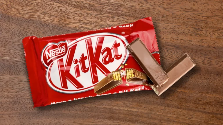 Kitkat on a table